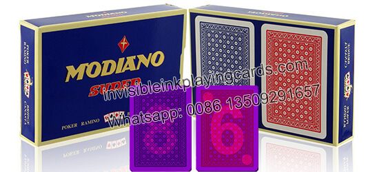 Modiano Super Fiori 2 Decks Marked Playing Cards