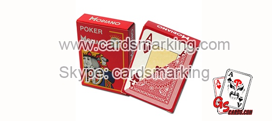 Marked Special Invisible Ink Modiano Cards For Poker Analyzer