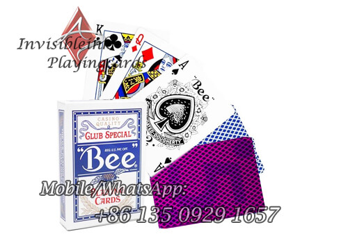 Magic Bee cards with cheating marking on the bakc