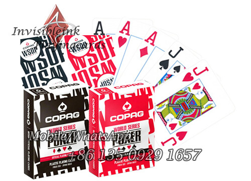 WSOP marked cards poker used for casino cheat