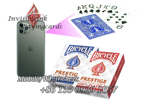 Fournier prestige Bicycle cards to cheat with poker scanning system