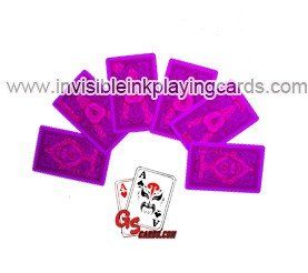 Invisible ink playing card products