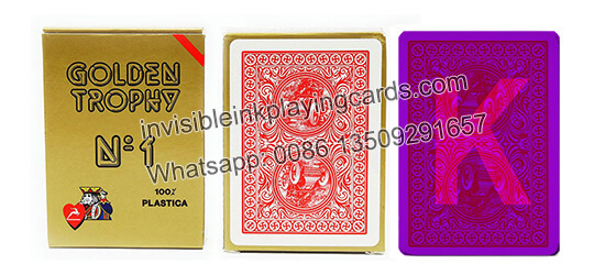 Modiano Golden Trophy Luminous Marked Cards