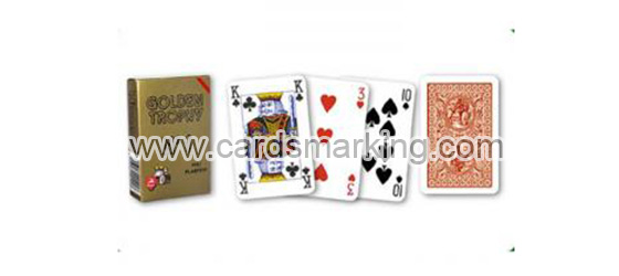 Golden Trophy PVC Playing Cards Of Modiano