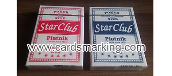 Tricks In Piatnik Club Star Luminous Marked Cards