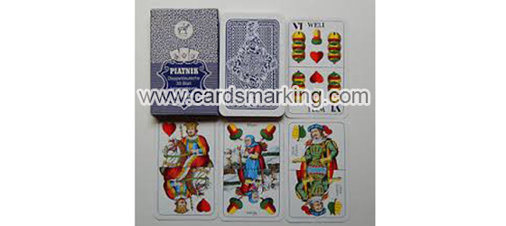 Piatnik Doppeldeutsche Nr.1808 Marked Playing Cards