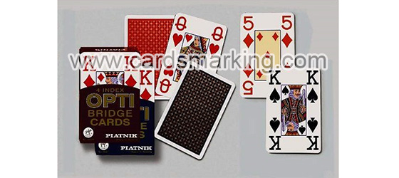Piatnik OPTI Bridge Size 4 Index Marked Playing Cards