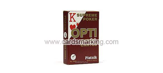 Piatnik OPTI Luminous Marked Playing Red Cards