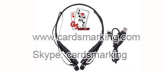 Playing Cards Scanner Necklace Headset Signal Receiver For Sale