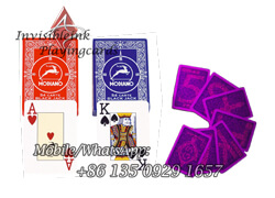 Modiano blackjack marked cards read by luminous contact lenses