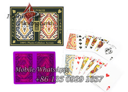 How to see through plastic KEM Paisley marked playing cards Omaha game