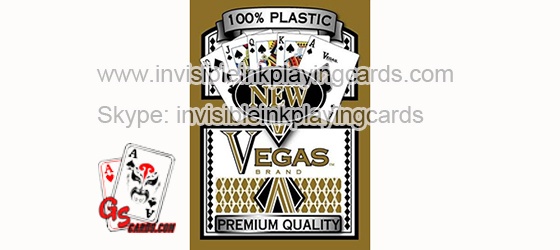 Vegas Marked Plastic Luminous Playing Cards